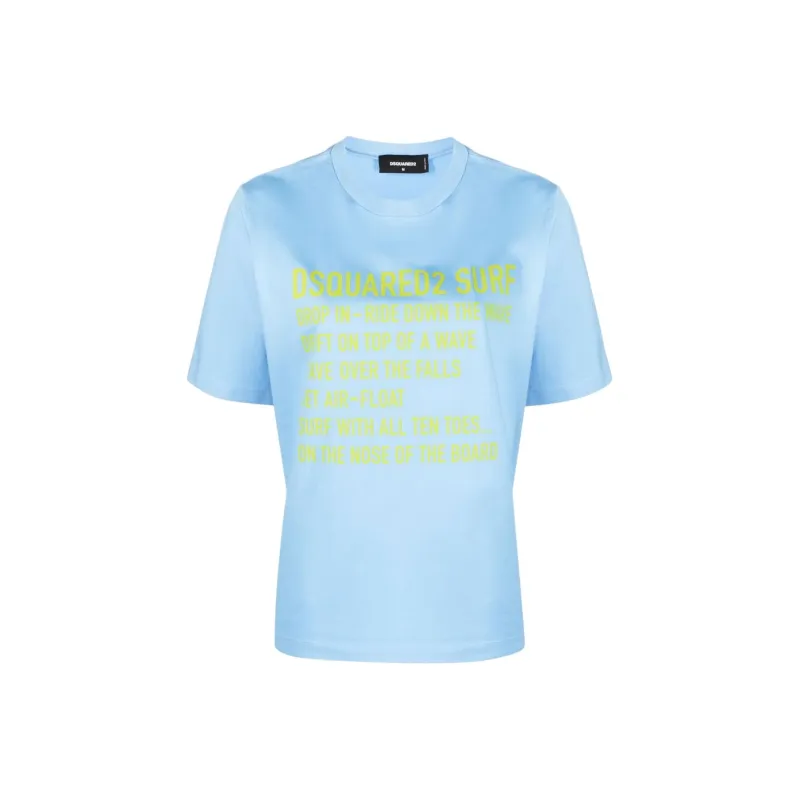 DSQUARED2 Logo print Detail T shirt-0