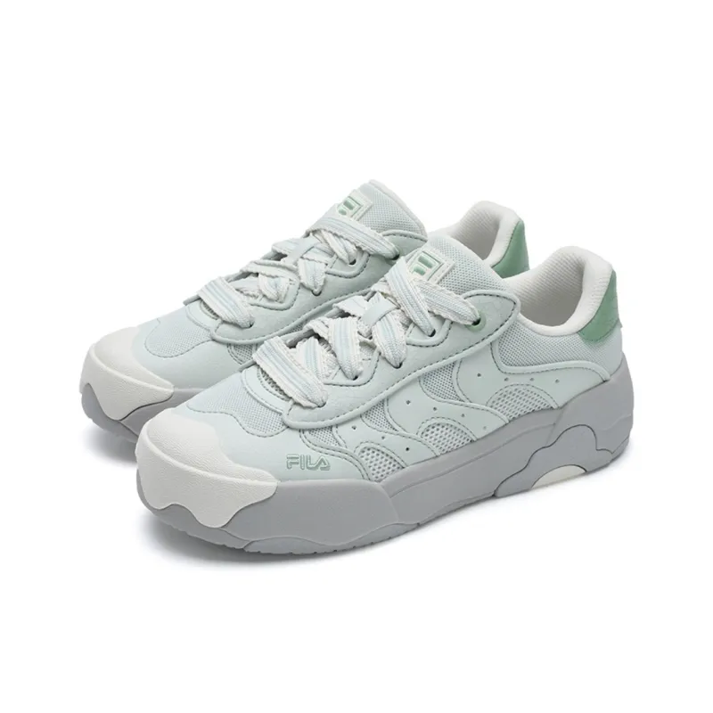 FILA OMELETTE Egg Bag Shoes Abrasion Resistant Breathable Low Top Skateboard Shoes Women's Shy Green-2