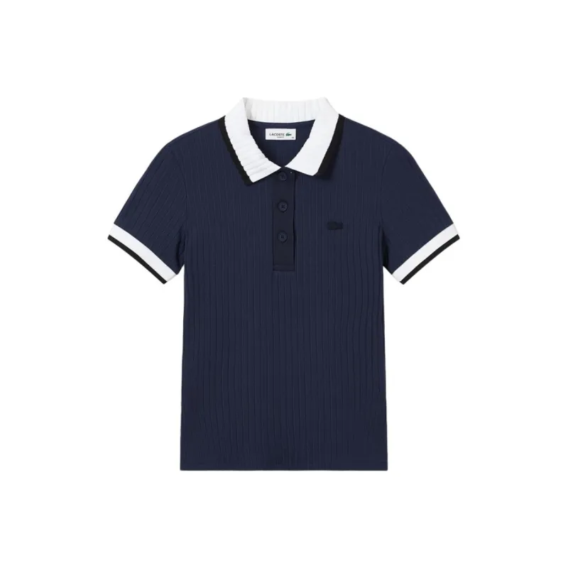 LACOSTE SS25 Polo Shirt Women's Navy Blue-0
