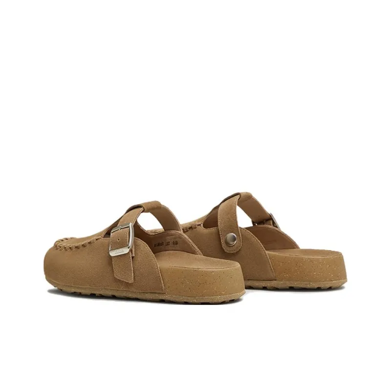 BATA Rubber Sole Quiet Closed Toe Slippers Women's-7
