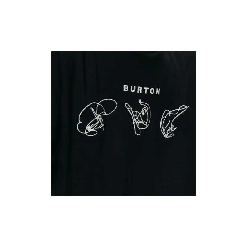 BURTON First Chair Jessa Gilbert T-Shirt Unisex Pure Black-1