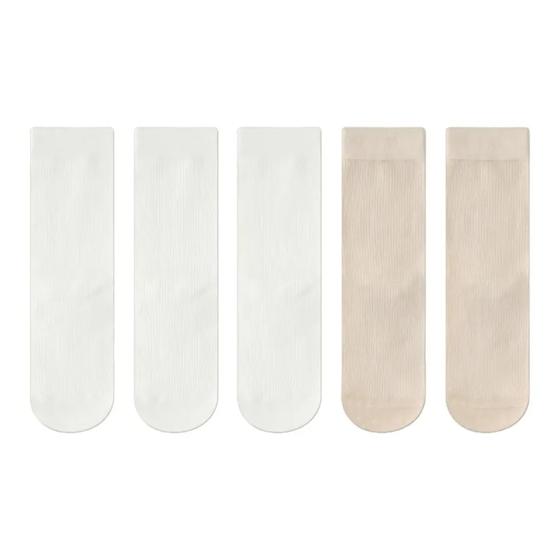 JIAZINI Mid Calf Socks Women's 5 Pack-49
