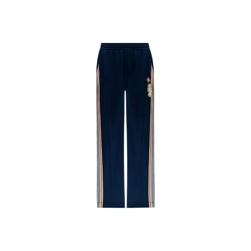 CASABLANCA Knitted Sweatpants Women's Blue-0