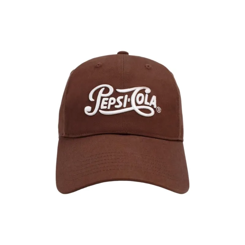 Pepsi Comfortable Cotton Sun Protection Sun Protection Baseball Cap Unisex Brown 001-2