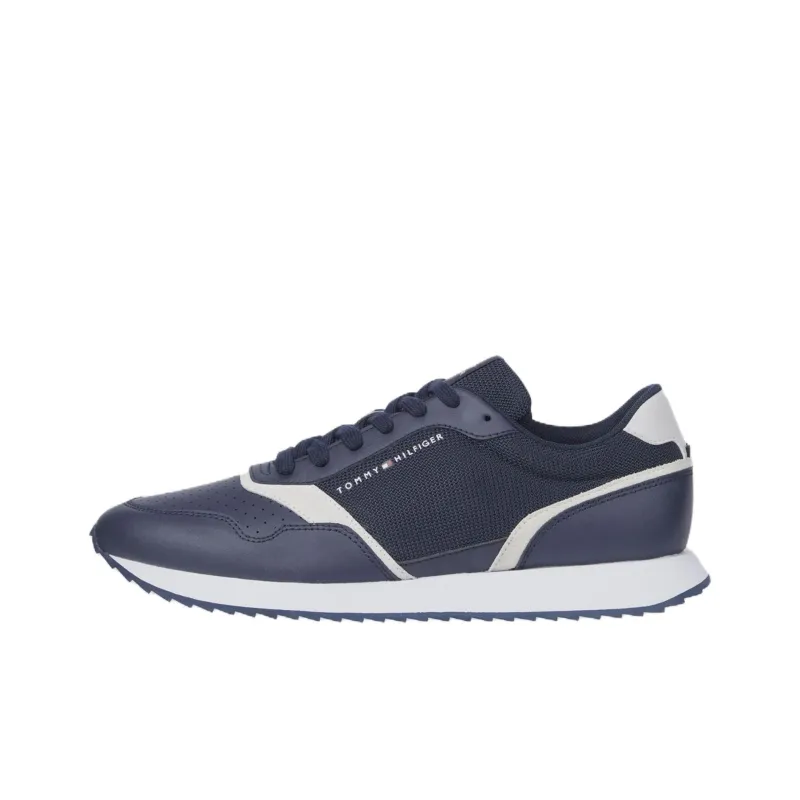 Tommy Hilfiger Trainers Abrasion Resistant Breathable Low Top Casual Running Shoes Men's Blue-0