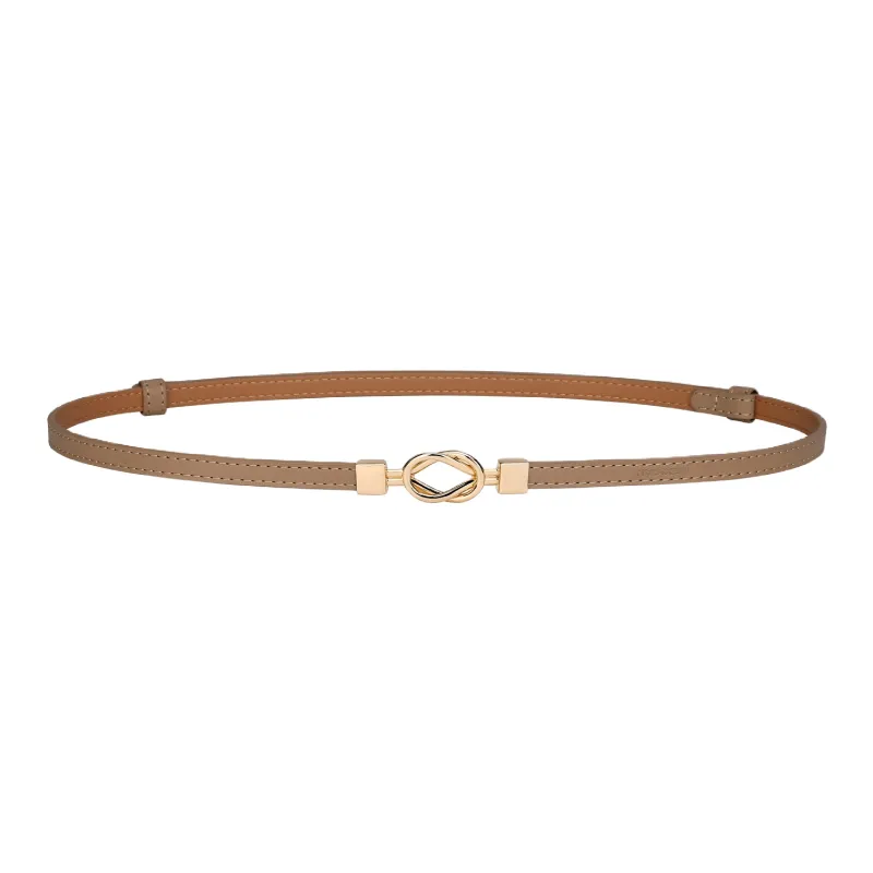 MEXICAN Polyurethane Leather Belt Women's 1cm-6