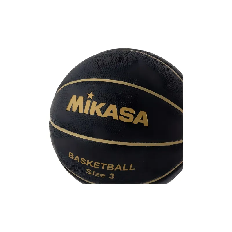 MIKASA Rubber Basketball Black/Gold Size 3 Ball Competition Unisex-2