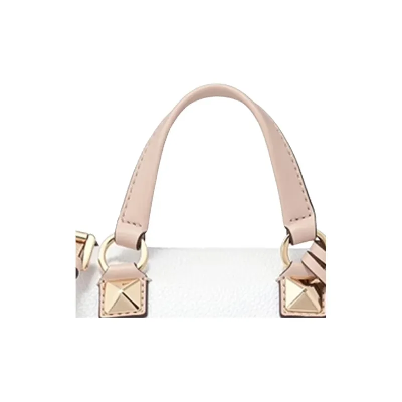 MICHAEL KORS Grayson Artificial Leather One Shoulder Handbag Trumpets Women's Pure White-3