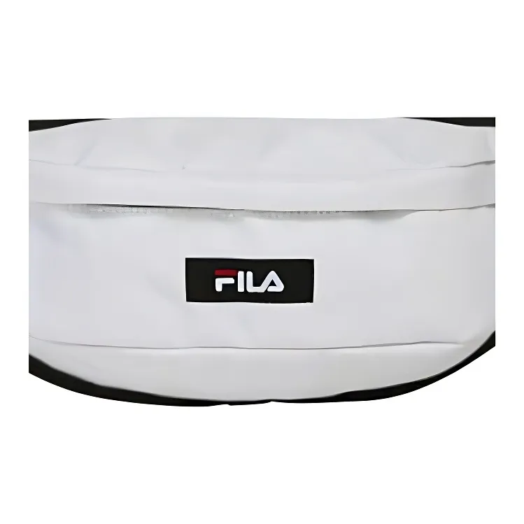 FILA Polyester One Shoulder Crossbody Fanny Pack Regular Unisex White-4