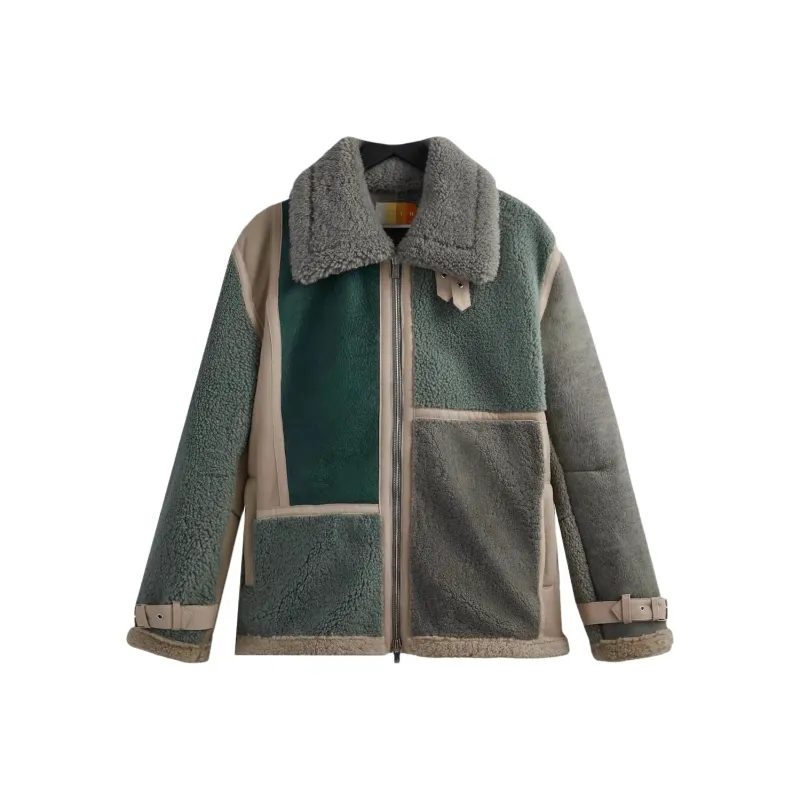 KITH Clarke Shearling Aviator Jacket-0