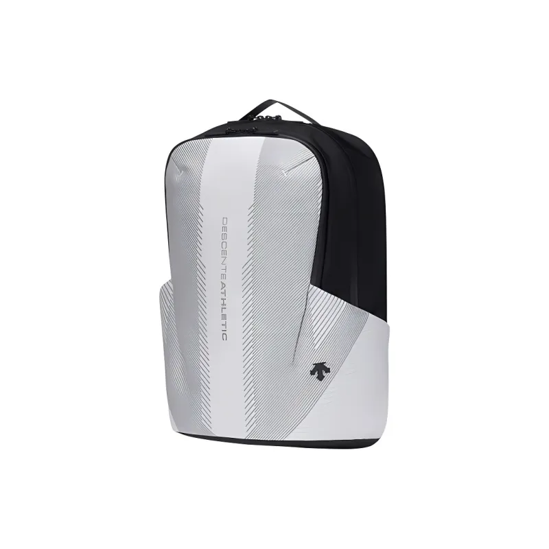 DESCENTE Training Series Knitted Jacquard Backpack Regular Men's White-1