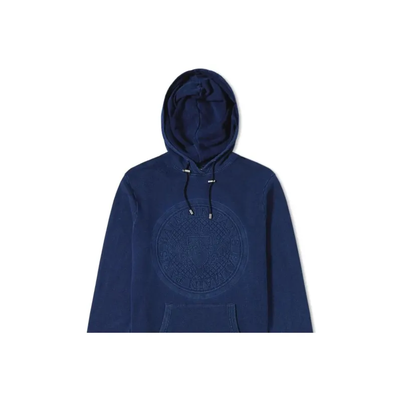 BALMAIN Sweatshirts Men Blue-5