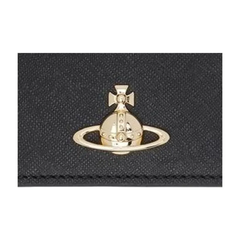 Vivienne Westwood Artificial Leather Card Holder Card Holder Men's Black-4