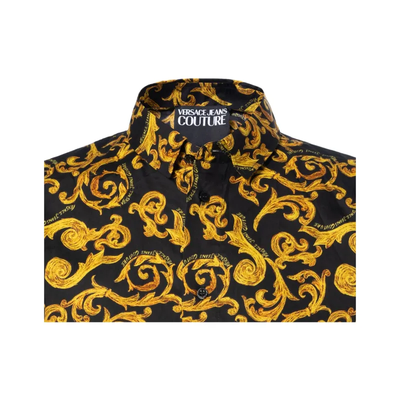 VERSACE JEANS COUTURE Baroque Printed Buttoned Shirt-9