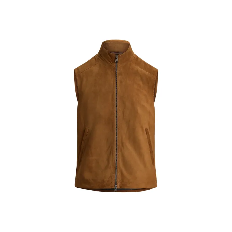 Polo Ralph Lauren Vest Men's Brown Coffee Shop-0