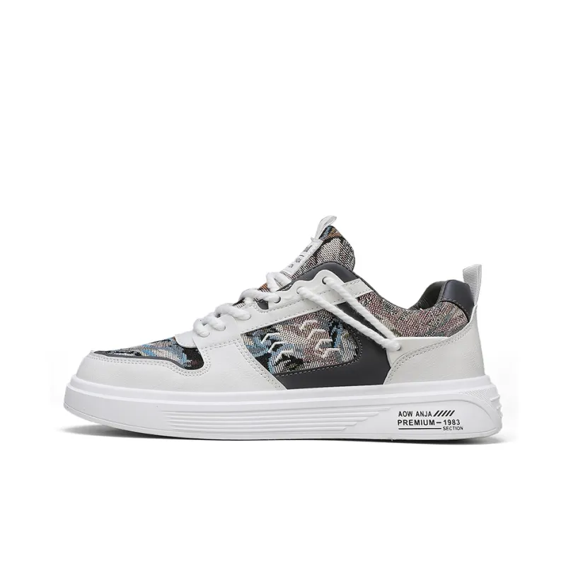 M.M Party Anti Slip Wear Resistant Low Top Skateboard Shoes Men-52
