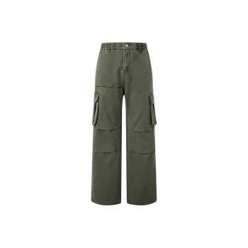 CHINISM Cargo Pants Unisex Green
