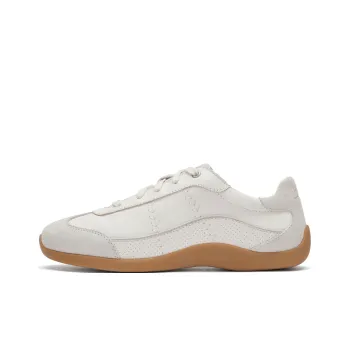 Clarks Low Top Casual Shoes Women's White
