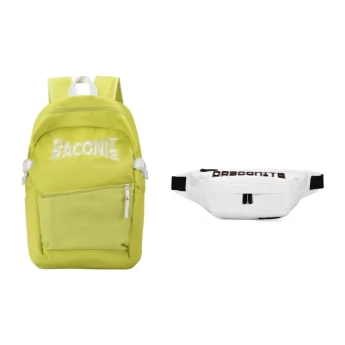 DRACONITE Polyester Students Backpack Regular Unisex Neon Green-39