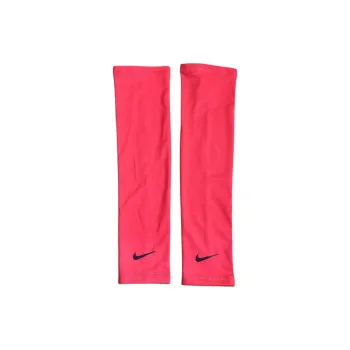 Nike Polyester, Elastane, Recycled Polyester Sun Protection Sleeves Unisex Red