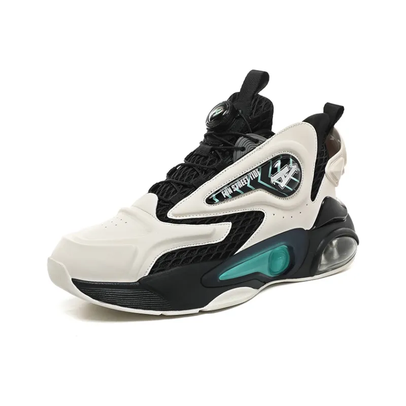 N·HOT Cushioning Height Increasing Breathable Mid-Top EVA+Air Cushion Combination Casual Running Shoes Unisex-2