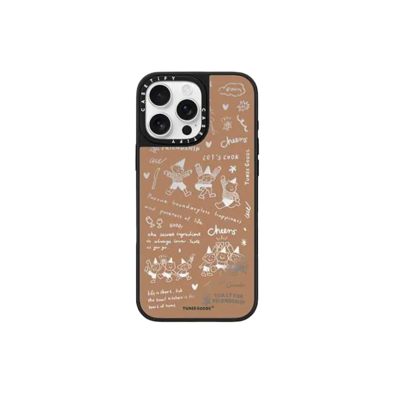 CASETIFY PC Material Impact Resistant Phone Cases Compatibility IPhone16pro Cute Style Cartoon-0