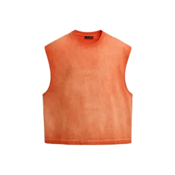 ZARA Tank Tops Men Orange