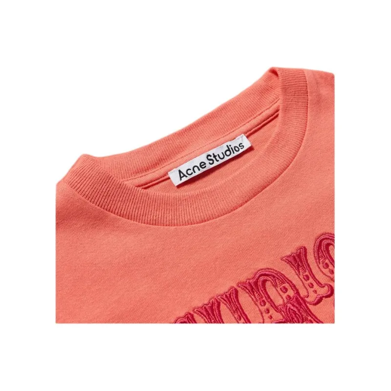 Acne Studios T-Shirts Men Red-3