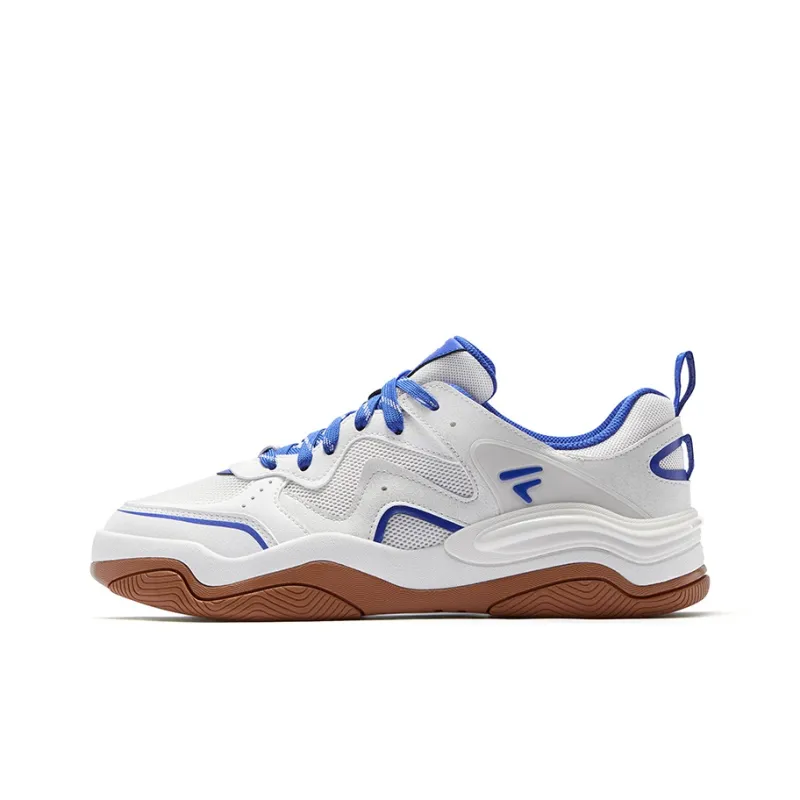 FILA FUSION KICK III Skateboarding Shoes Low Top Skateboard Shoes Men's White Blue-0