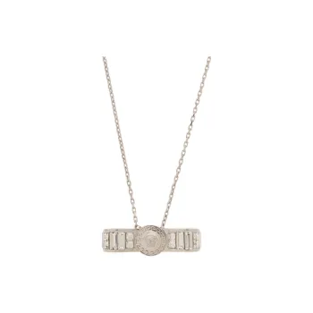 Medusa-Pendant Embellished Necklace