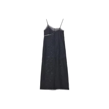MM6 Maison Margiela Slip Dress Women's Black