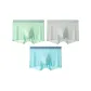 [3 Pack]Light Green+Light Gray+Aqua Blue