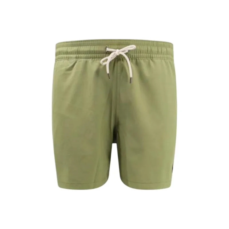 Polo Ralph Lauren Logo Embroidered Drawstring Swim Shorts-0