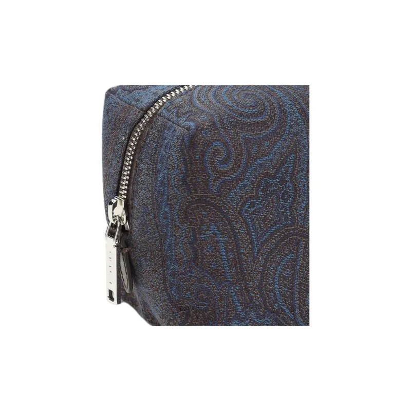 ETRO Pegaso appliqué Wash Bag-4