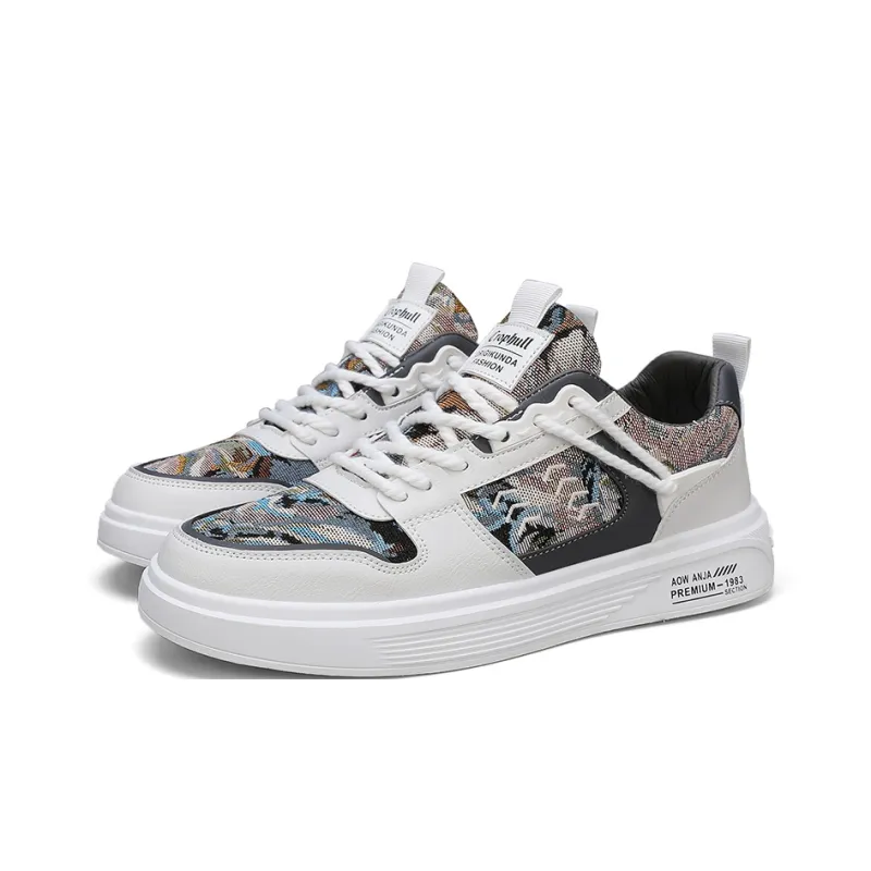 M.M Party Anti Slip Wear Resistant Low Top Skateboard Shoes Men-55