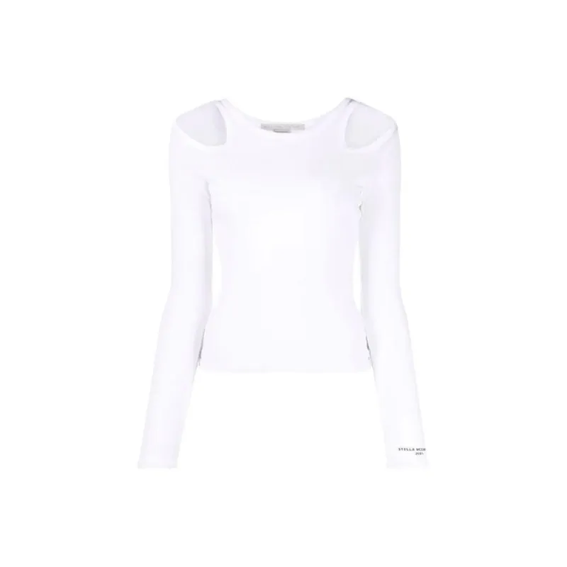 Stella McCartney Cut-out Long-sleeve Top-0