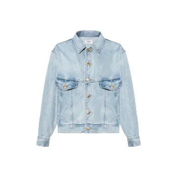 CELINE SS23 Denim Jacket Women's Light Blue
