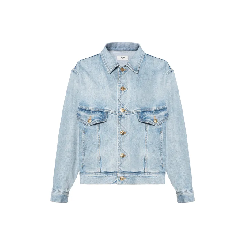 CELINE SS23 Denim Jacket Women's Light Blue-0