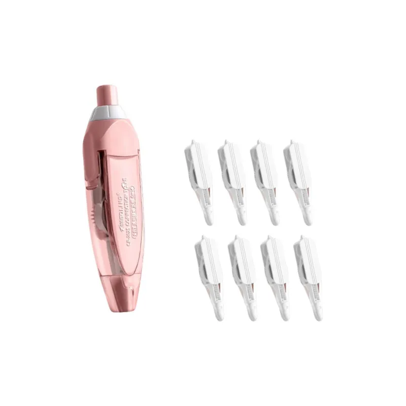 REBECCA LIM'S Push Activated Refillable Smooth For Students Correction Fluid/Correction Tape/Correction Patch-6