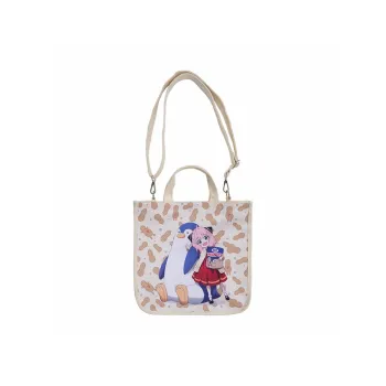 WOOLOO STAR Canvas Shoulder Bag Unisex I And Cute Pet Design