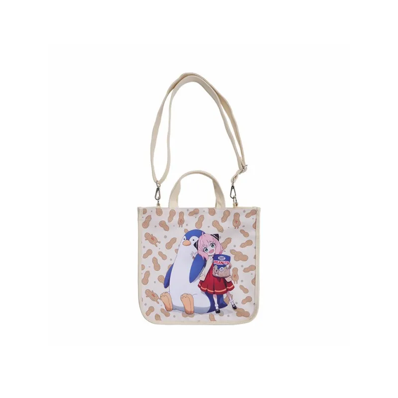 WOOLOO STAR Canvas Shoulder Bag Unisex I And Cute Pet Design-0