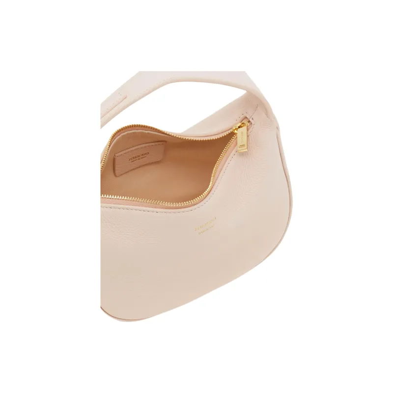 FERRAGAMO Cow Leather Hobo Bag Handbag Mini Women's Rose Pink-2