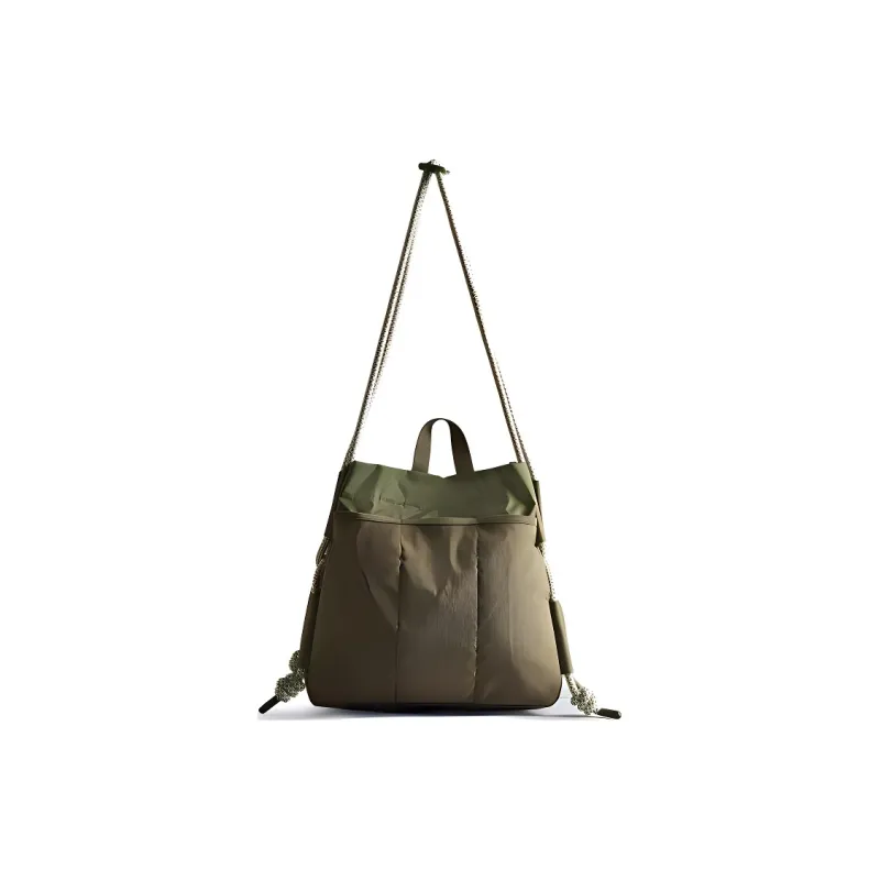 HUNTER Recycled Nylon Tote Bag, Shopping Bag, Shoulder Bag, Crossbody Bag, Handbag Unisex Bamboo Green-1