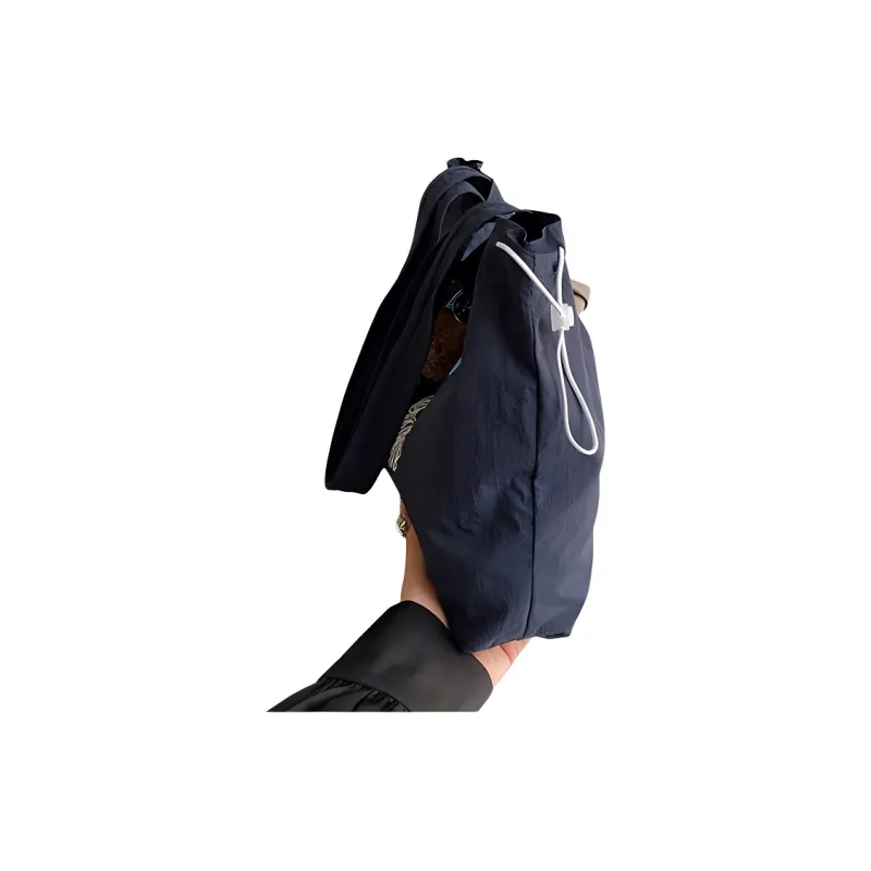 Techson PU Shoulder Bag Regular Women's Dark Blue-1