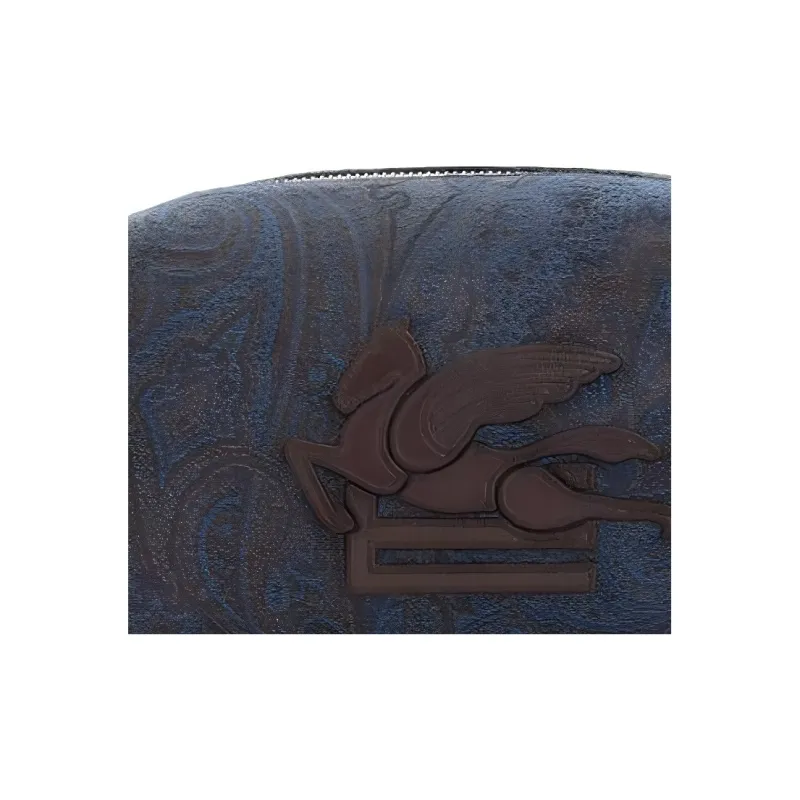 ETRO Pegaso appliqué Wash Bag-3