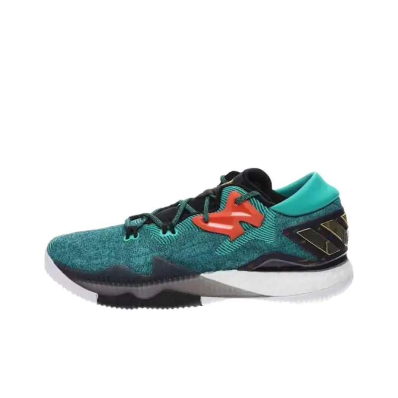Adidas Crazylight Boost 2016 Abrasion Resistant Breathable Low Top Basketball Shoes Unisex Green-0