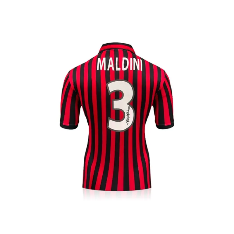 Three For AC Milan Team Jersey Deluxe Framing, Outer Frame Approx. 105x70cm-1