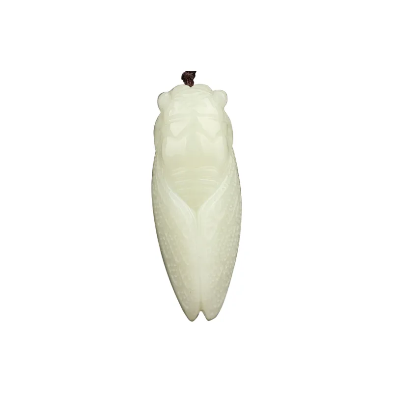 WANYUHUN Hetian Jade Pendants White Jade Unisex-0