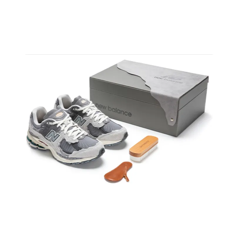 New Balance NB 2002R Running Shoes Unisex Low Top Cloud Rain Gray-0