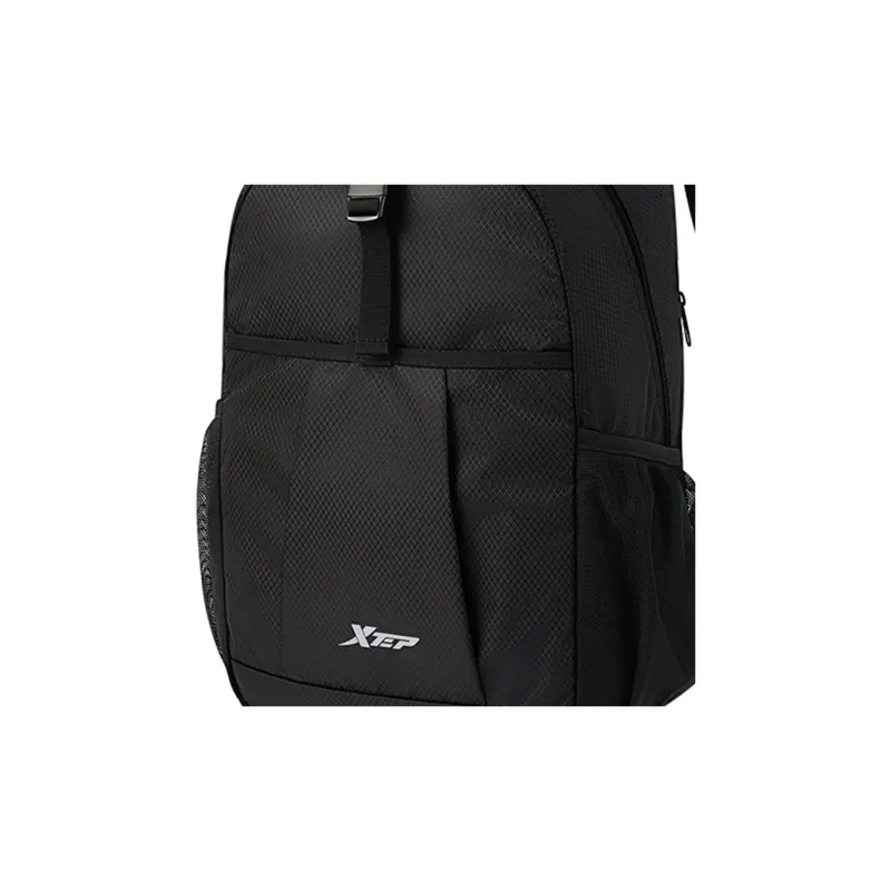 XTEP Polyester Backpack Unisex Black-4